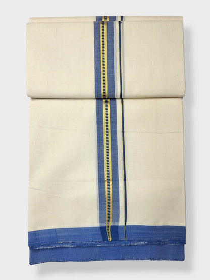 Kerala Balaramapuram Pure Cotton Handloom Mundu/Dhoti