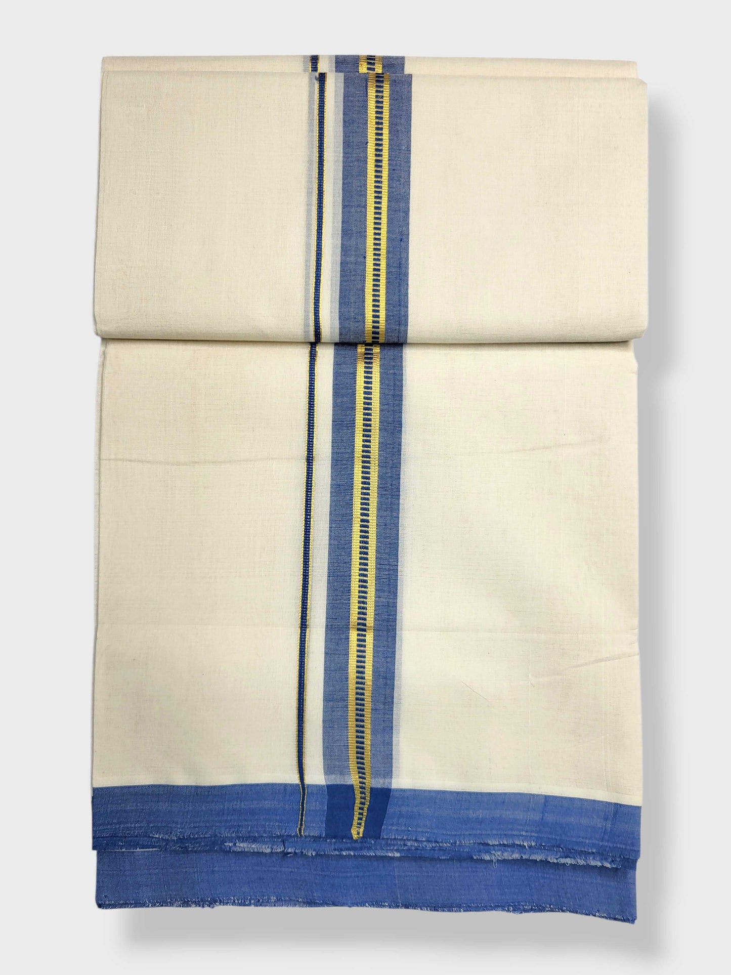 Kerala Balaramapuram Pure Cotton Handloom Mundu/Dhoti