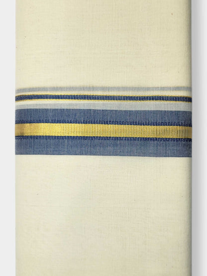 Kerala Balaramapuram Pure Cotton Handloom Mundu/Dhoti