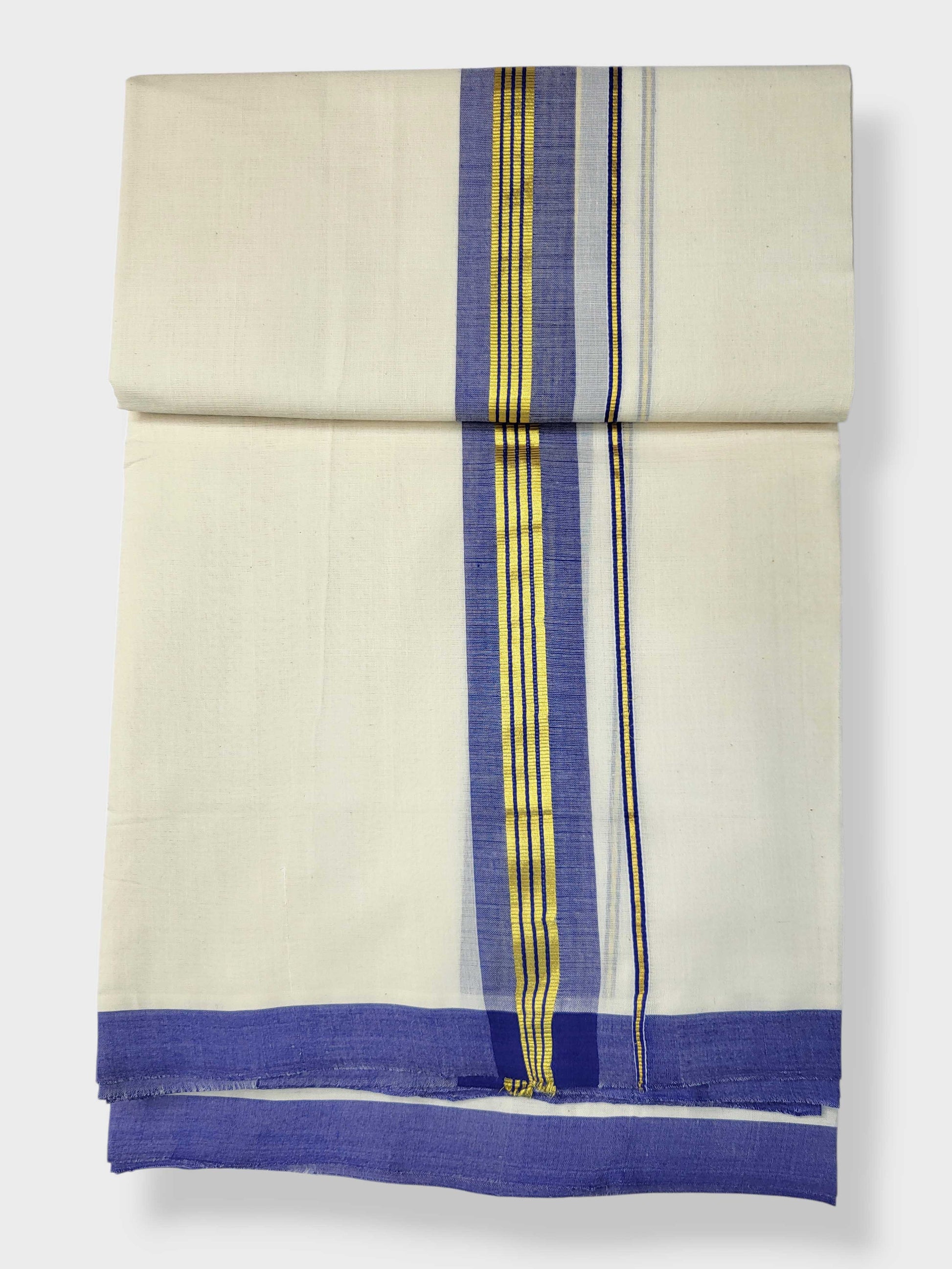 Kerala Balaramapuram Pure Cotton Handloom Mundu/Dhoti