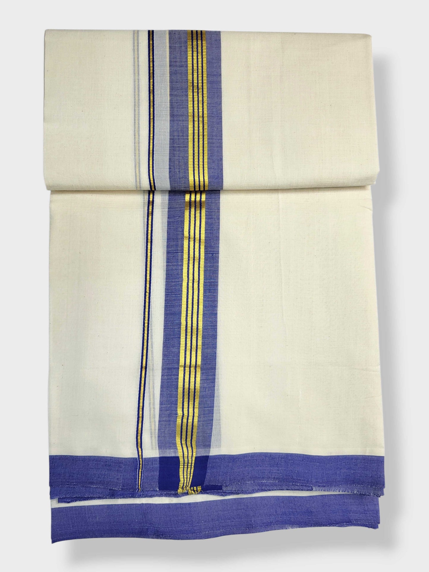 Kerala Balaramapuram Pure Cotton Handloom Mundu/Dhoti