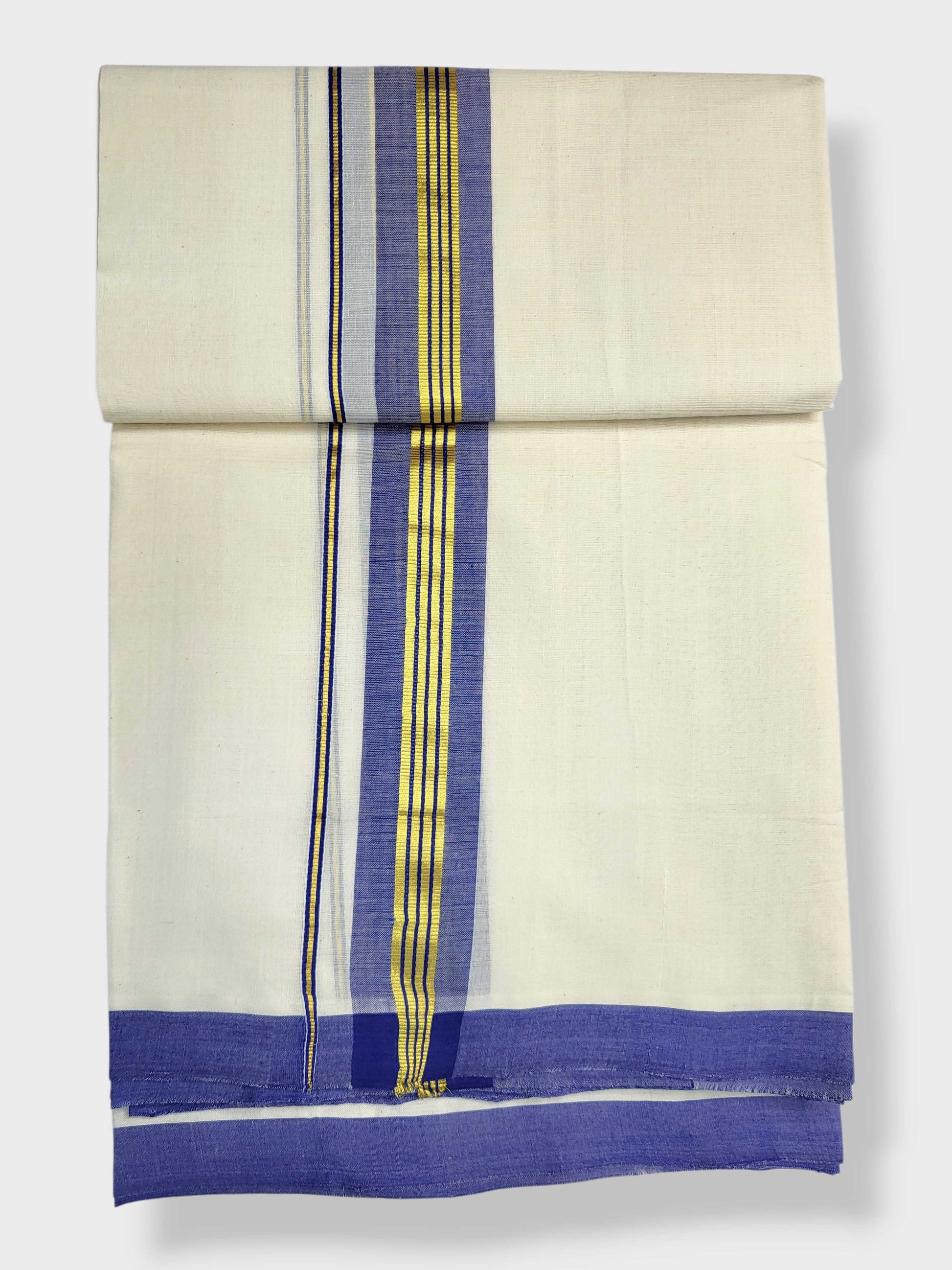 Kerala Balaramapuram Pure Cotton Handloom Mundu/Dhoti