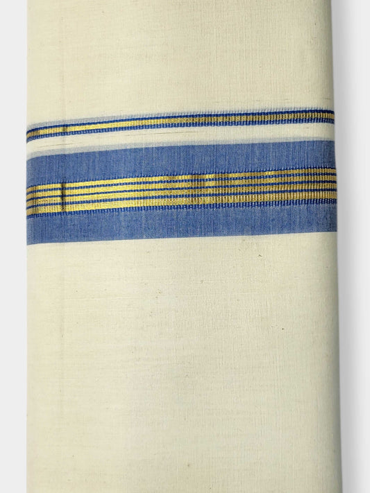 Kerala Balaramapuram Pure Cotton Handloom Mundu/Dhoti