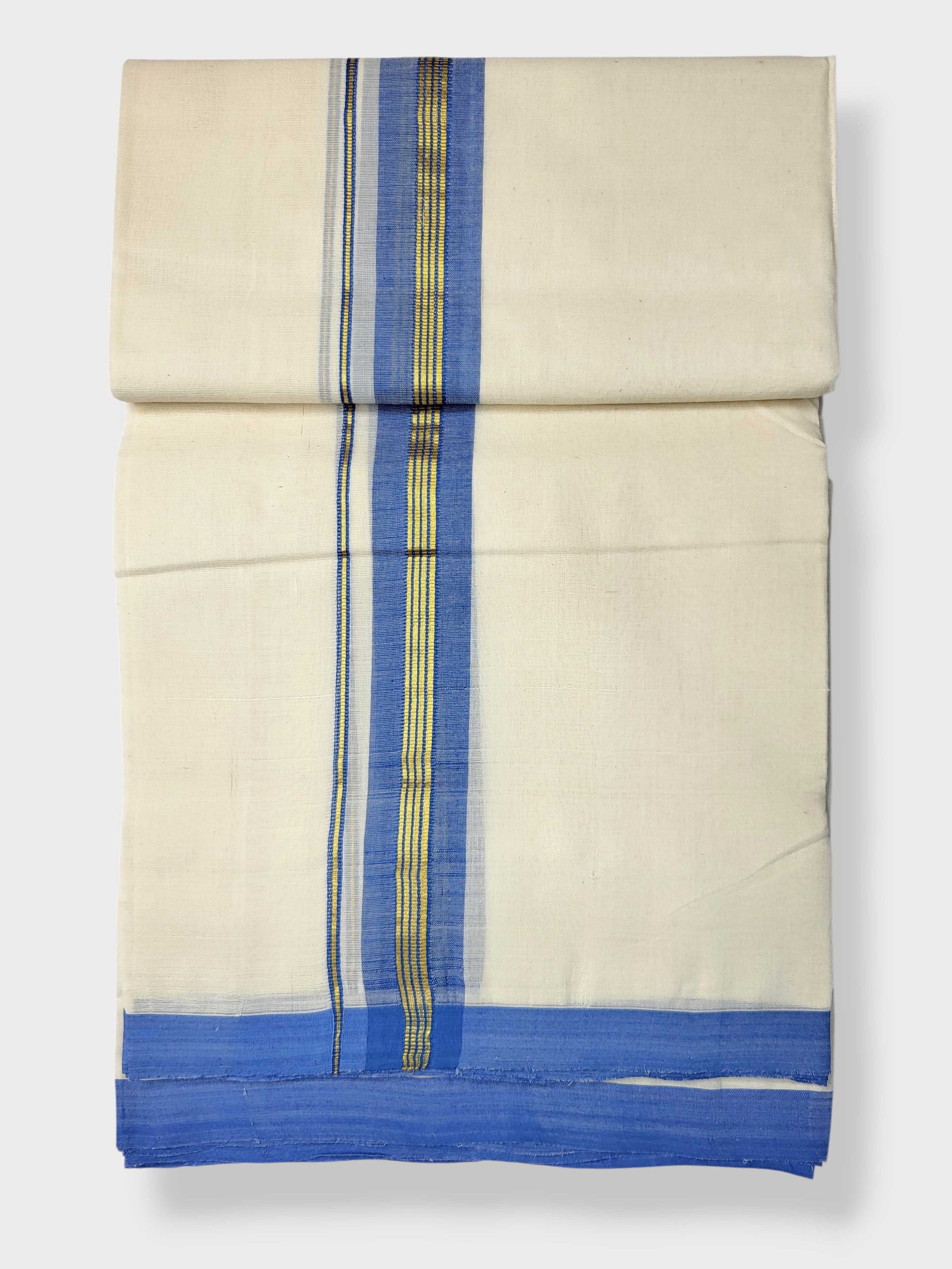 Kerala Balaramapuram Pure Cotton Handloom Mundu/Dhoti