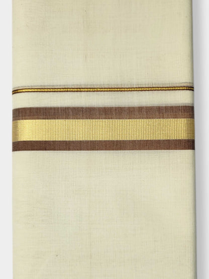 Kerala Balaramapuram Pure Cotton Handloom Mundu/Dhoti