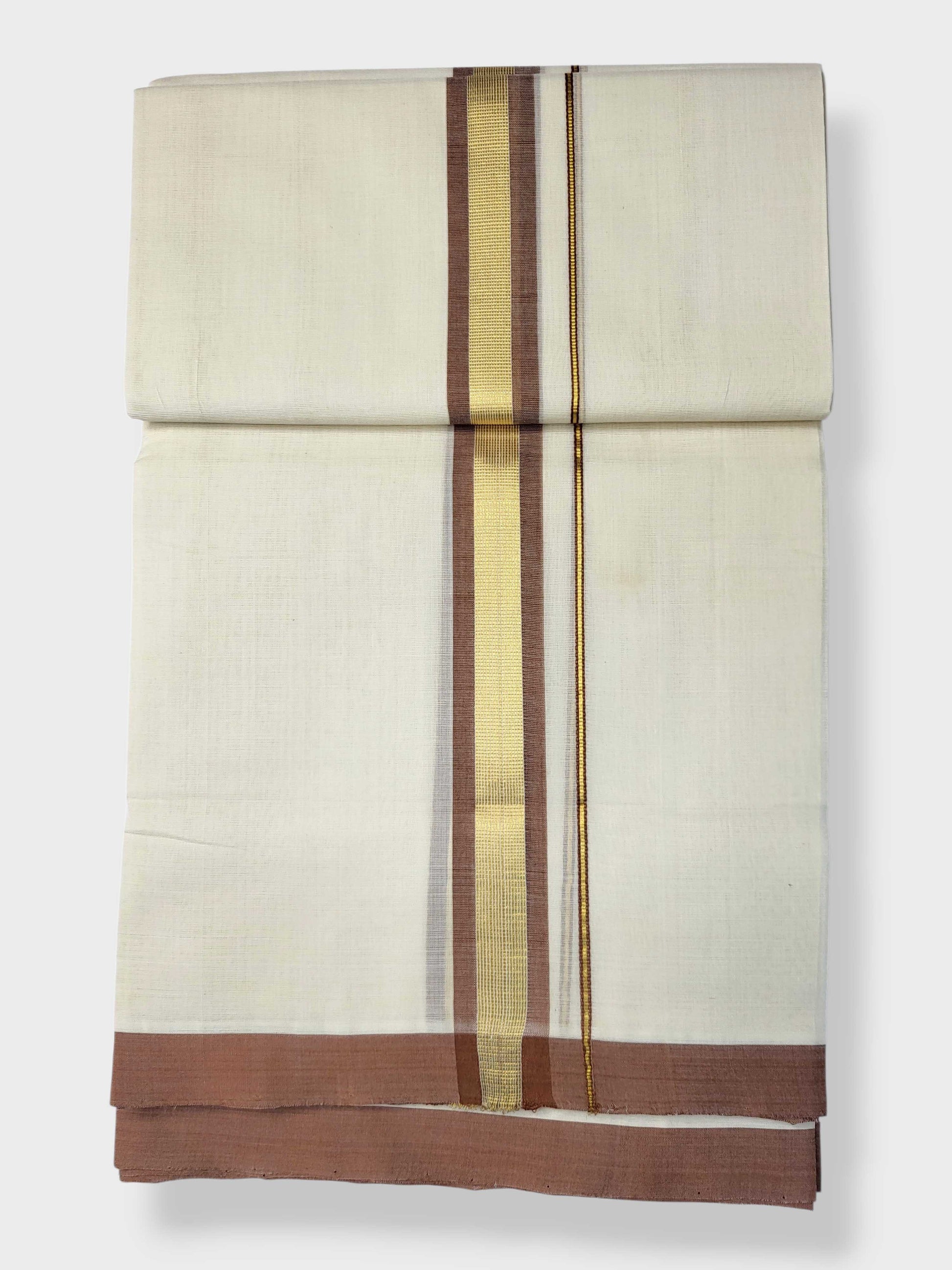 Kerala Balaramapuram Pure Cotton Handloom Mundu/Dhoti