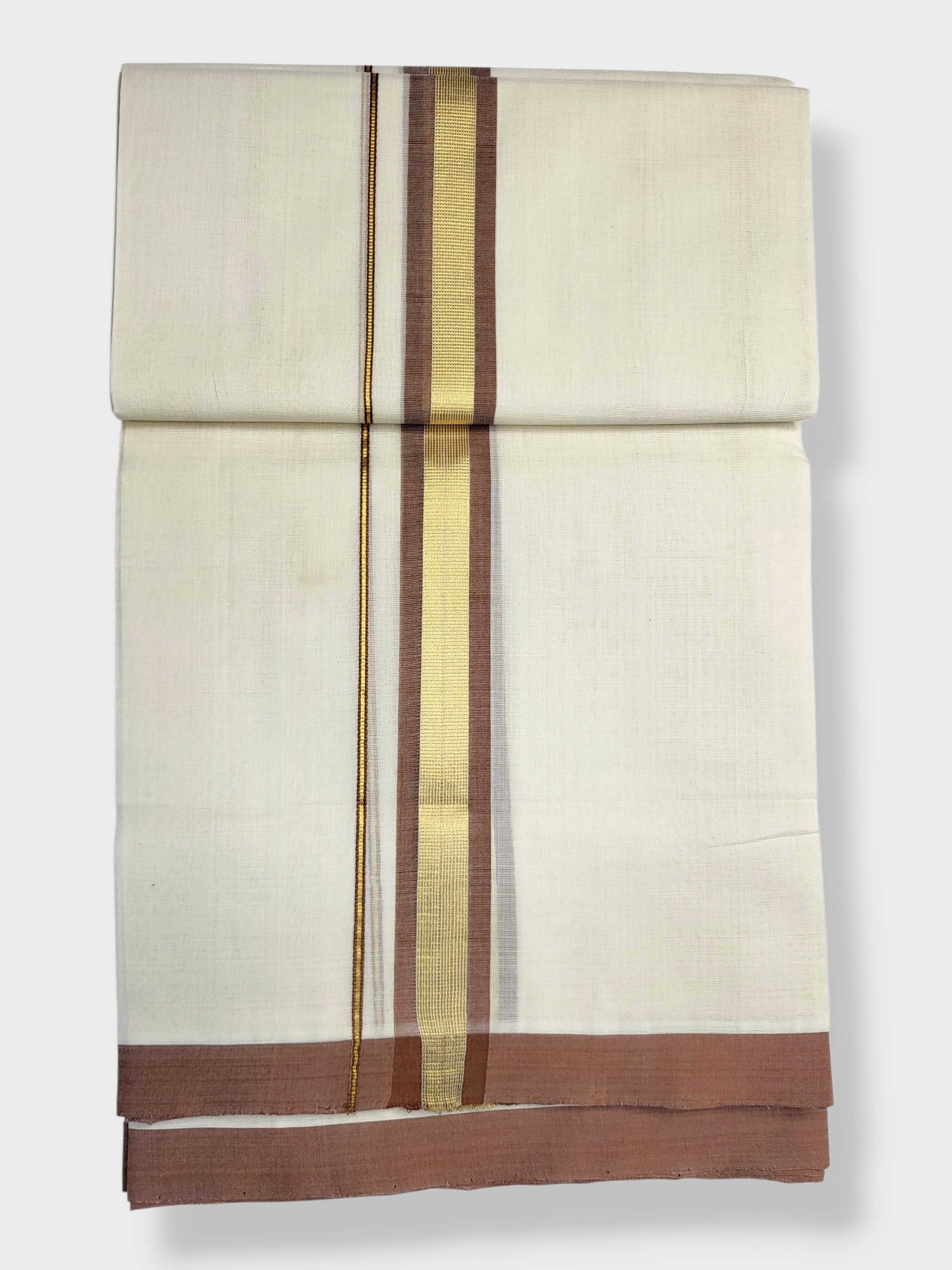 Kerala Balaramapuram Pure Cotton Handloom Mundu/Dhoti