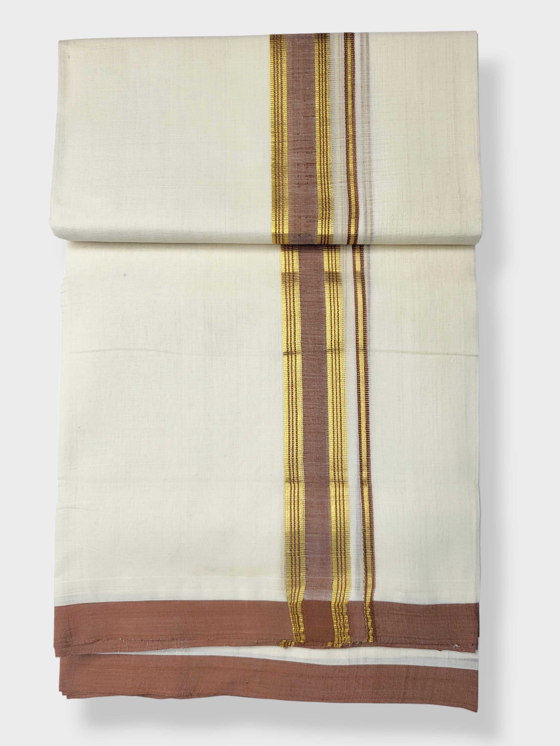 Kerala Balaramapuram Pure Cotton Handloom Mundu/Dhoti