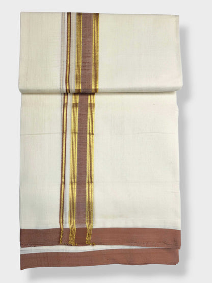Kerala Balaramapuram Pure Cotton Handloom Mundu/Dhoti