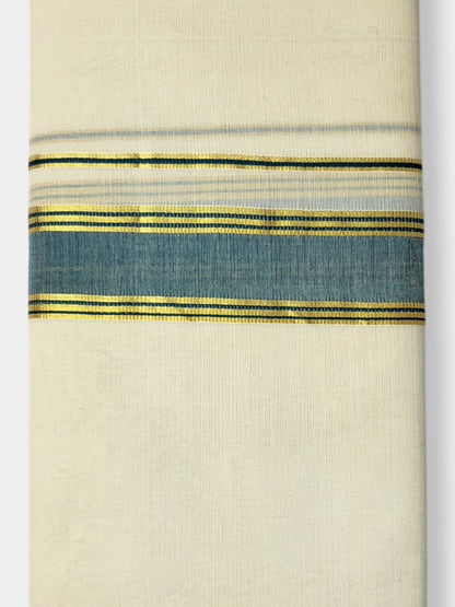 Kerala Balaramapuram Pure Cotton Handloom Mundu/Dhoti