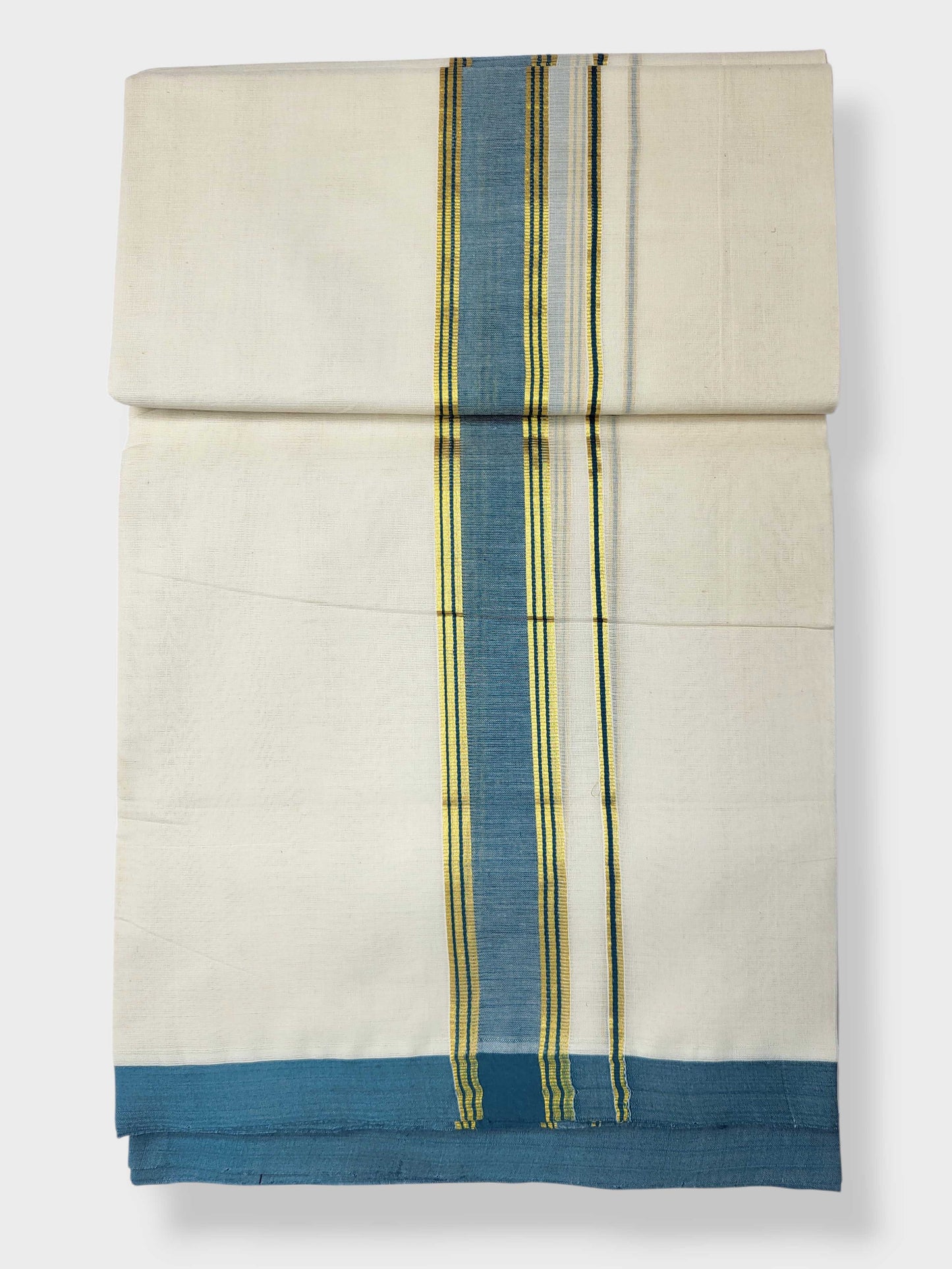 Kerala Balaramapuram Pure Cotton Handloom Mundu/Dhoti