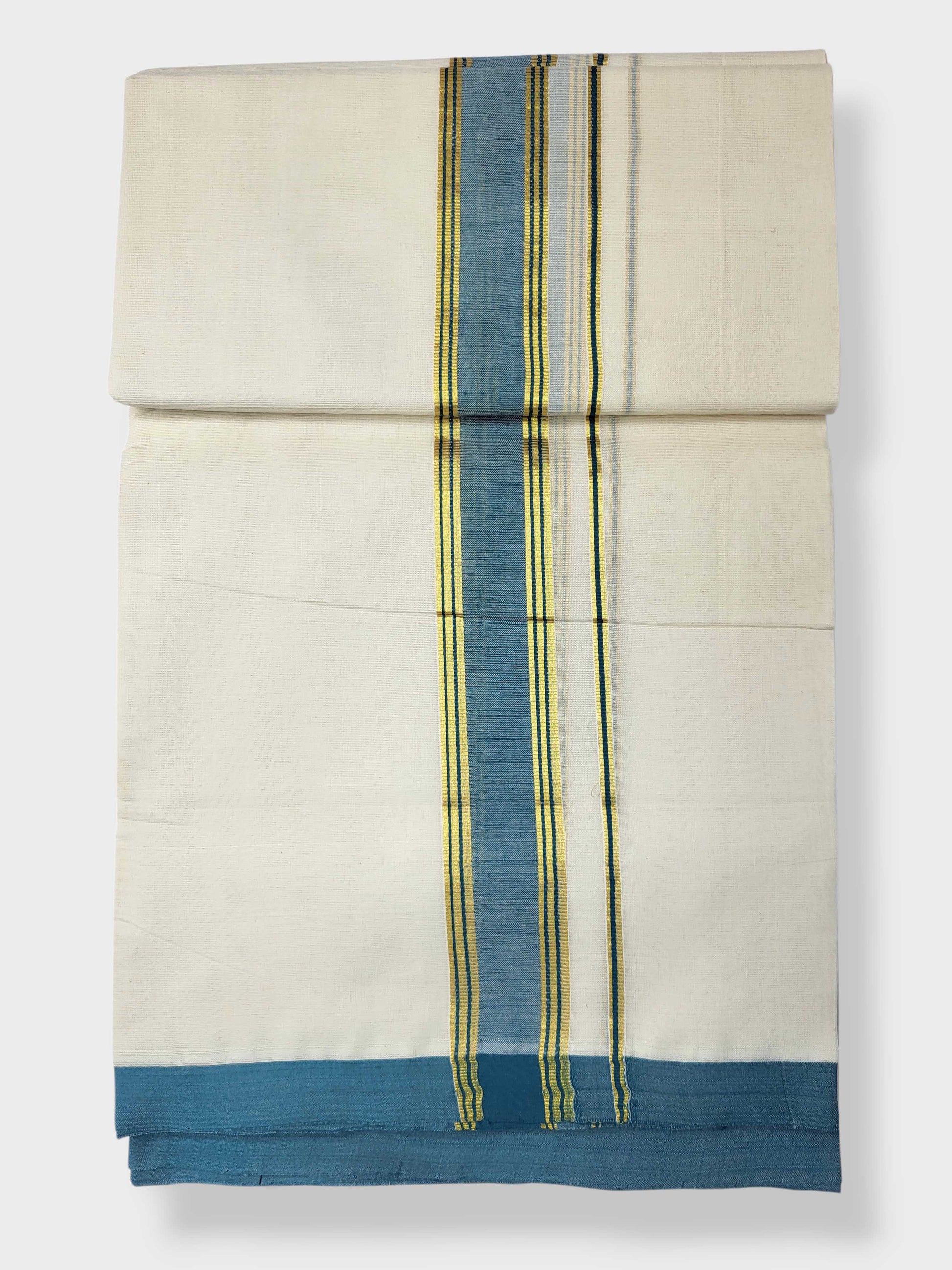 Kerala Balaramapuram Pure Cotton Handloom Mundu/Dhoti