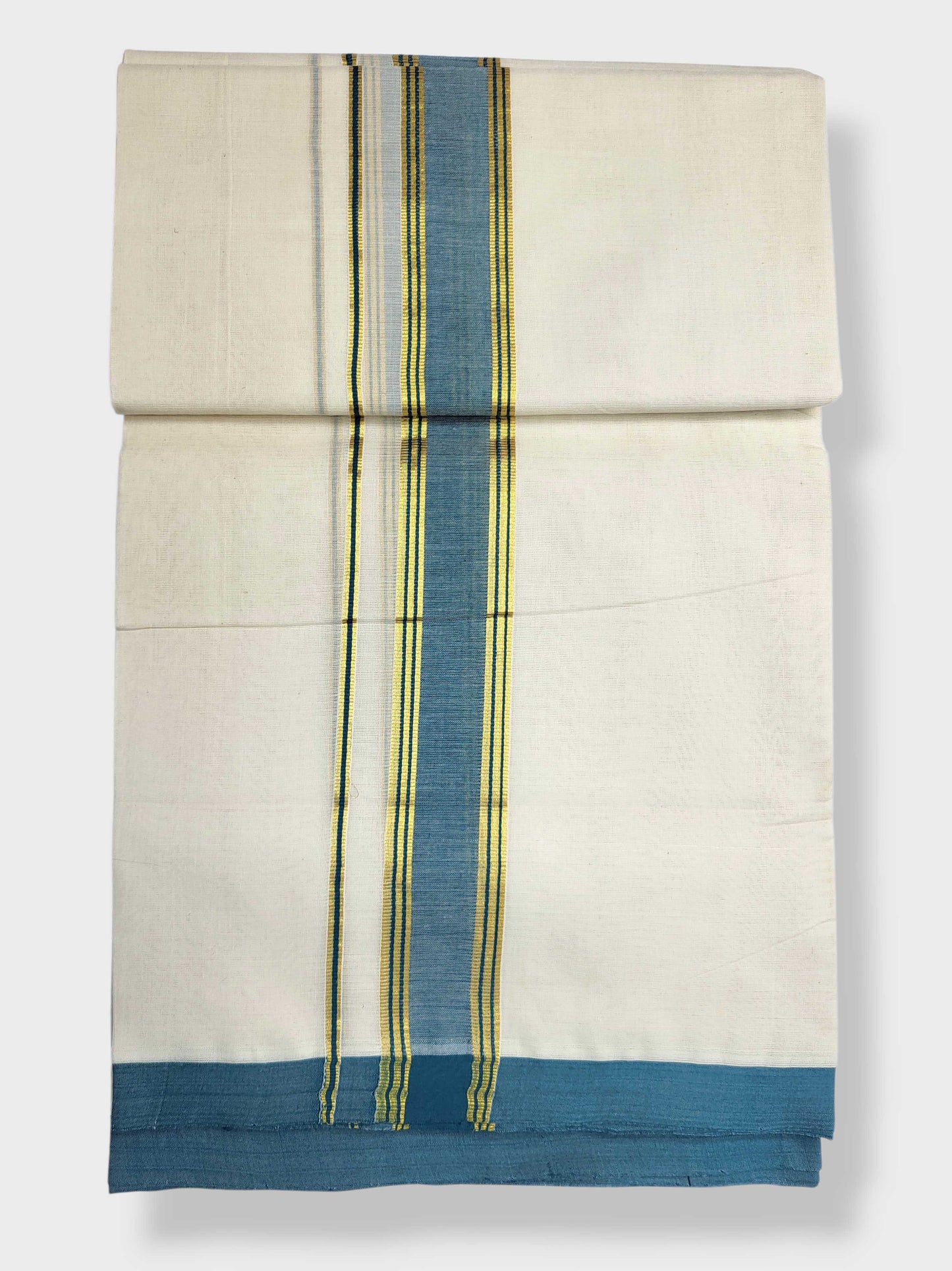 Kerala Balaramapuram Pure Cotton Handloom Mundu/Dhoti