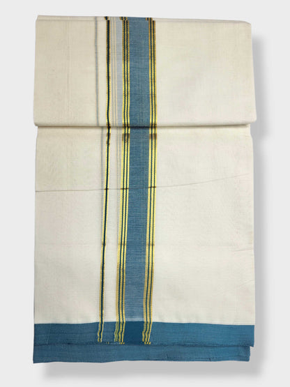 Kerala Balaramapuram Pure Cotton Handloom Mundu/Dhoti