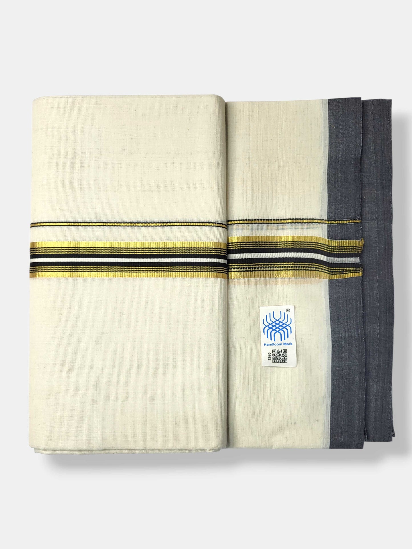 Kerala Balaramapuram Pure Cotton Handloom Mundu/Dhoti