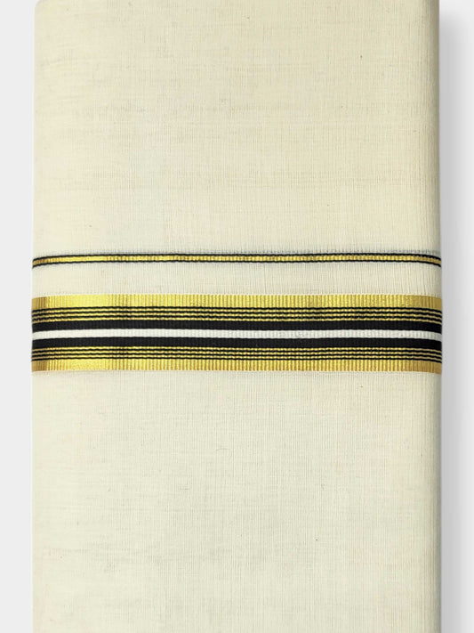 Kerala Balaramapuram Pure Cotton Handloom Mundu/Dhoti