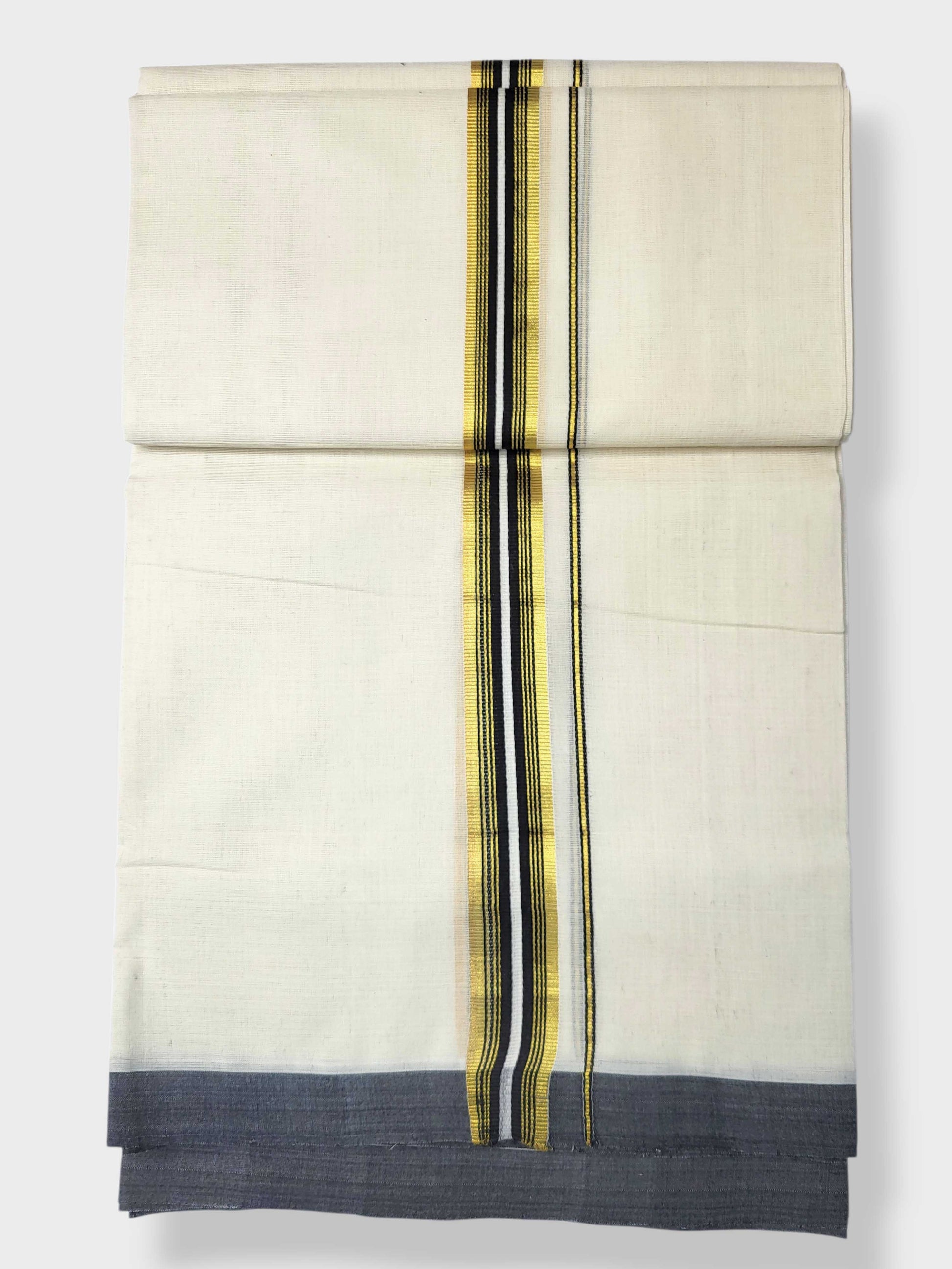 Kerala Balaramapuram Pure Cotton Handloom Mundu/Dhoti