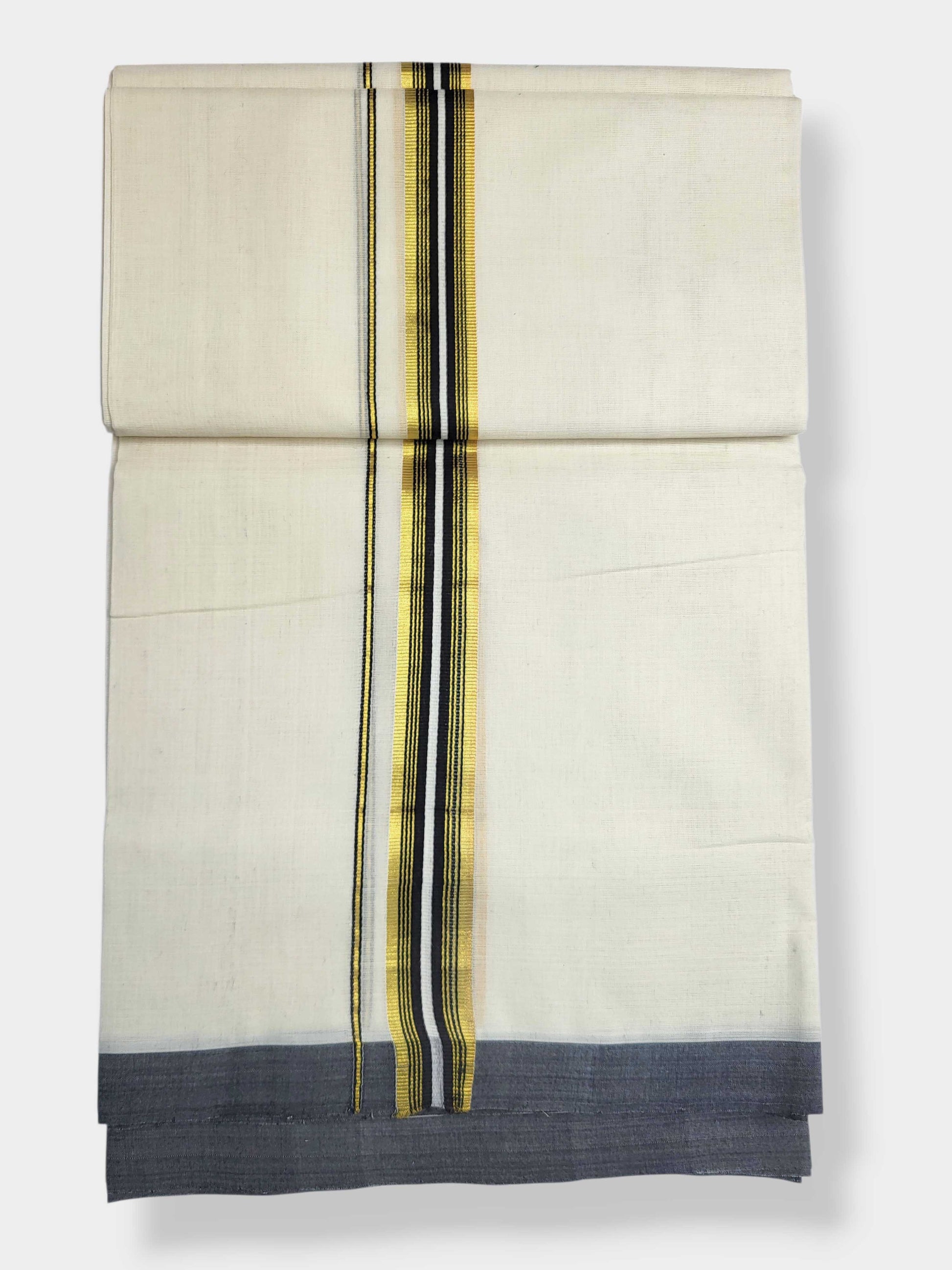 Kerala Balaramapuram Pure Cotton Handloom Mundu/Dhoti