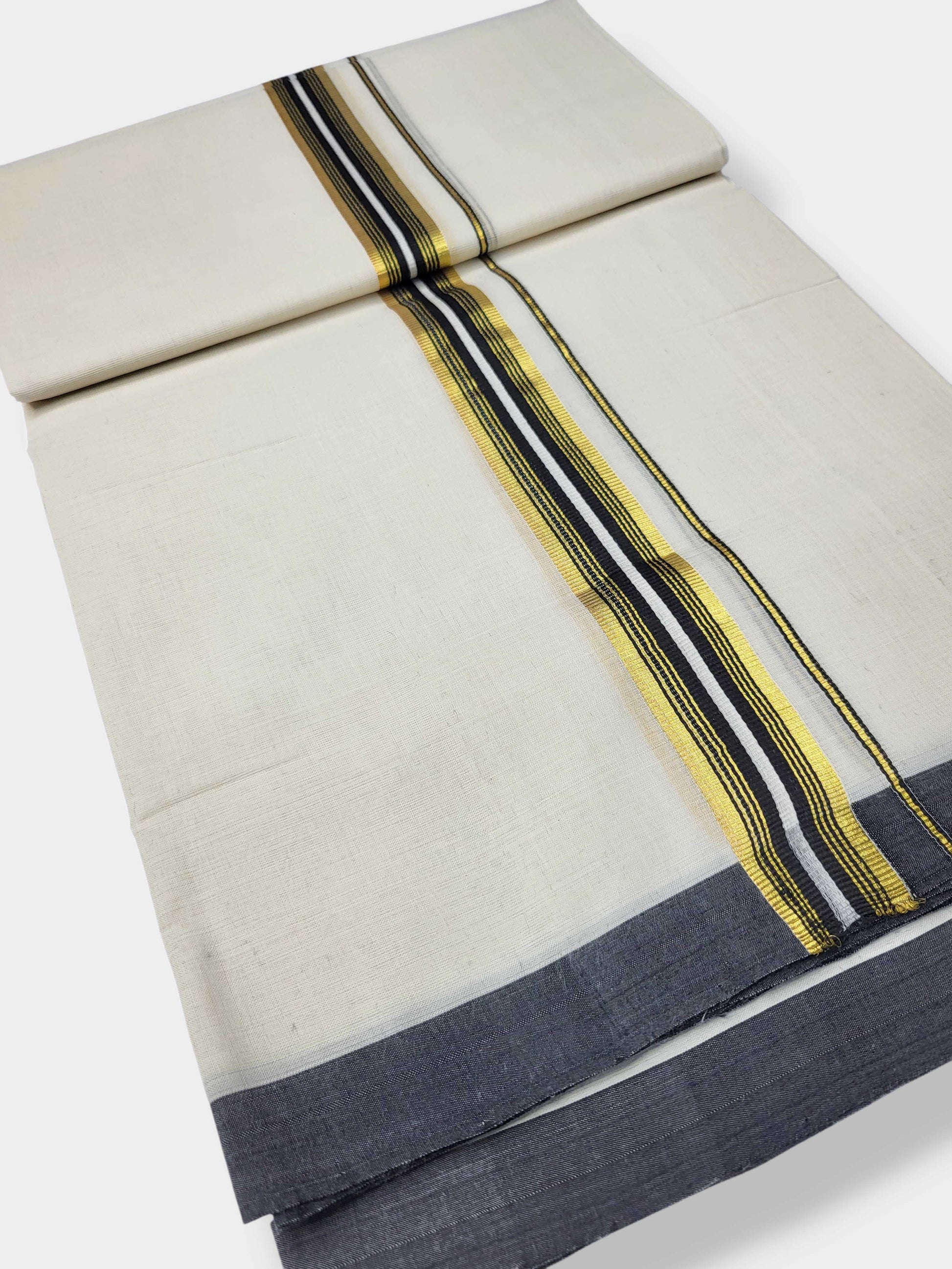 Kerala Balaramapuram Pure Cotton Handloom Mundu/Dhoti