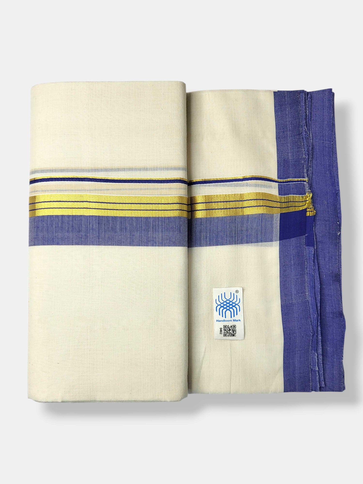 Kerala Balaramapuram Pure Cotton Handloom Mundu/Dhoti
