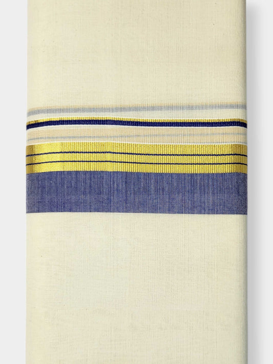 Kerala Balaramapuram Pure Cotton Handloom Mundu/Dhoti