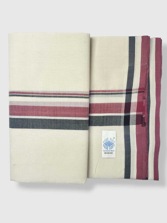Balaramapuram Handloom Double Mundu Pure Cotton
