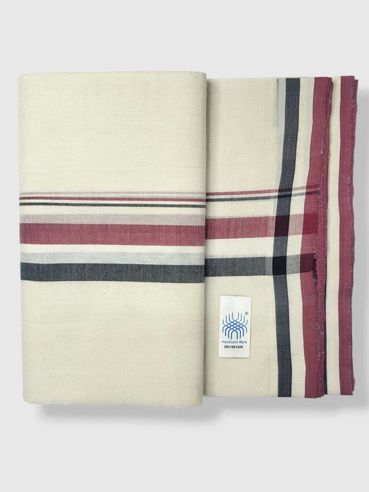 Balaramapuram Handloom Double Mundu Pure Cotton