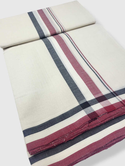 Balaramapuram Handloom Double Mundu Pure Cotton