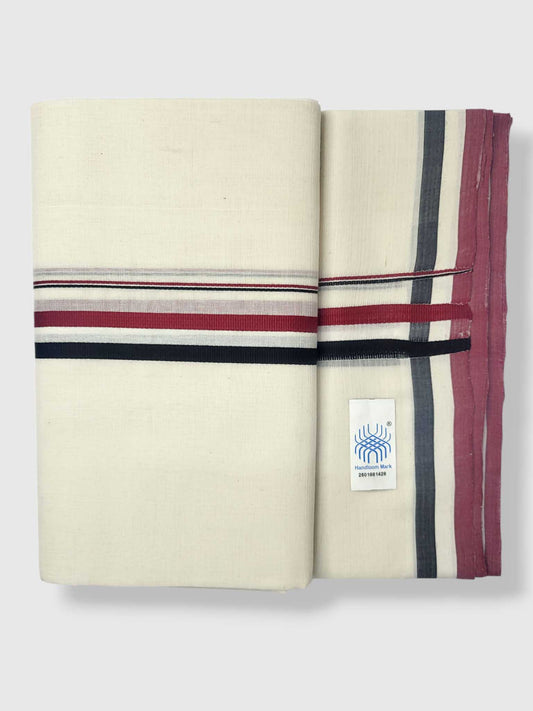 Balaramapuram Handloom Double Mundu Pure Cotton