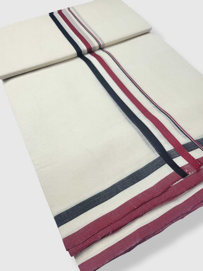 Balaramapuram Handloom Double Mundu Pure Cotton
