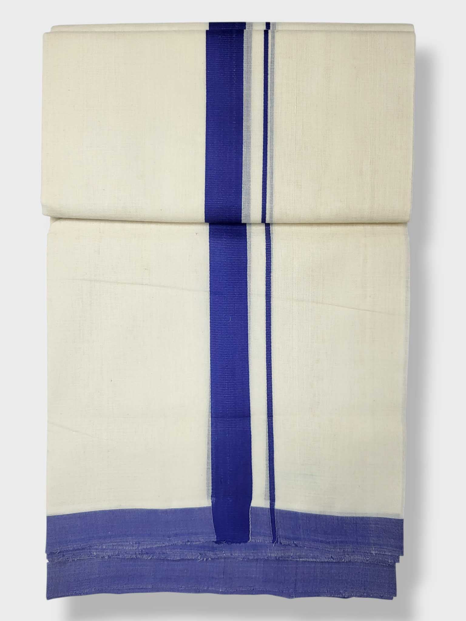 Kerala Balaramapuram Pure Cotton Handloom Mundu/Dhoti