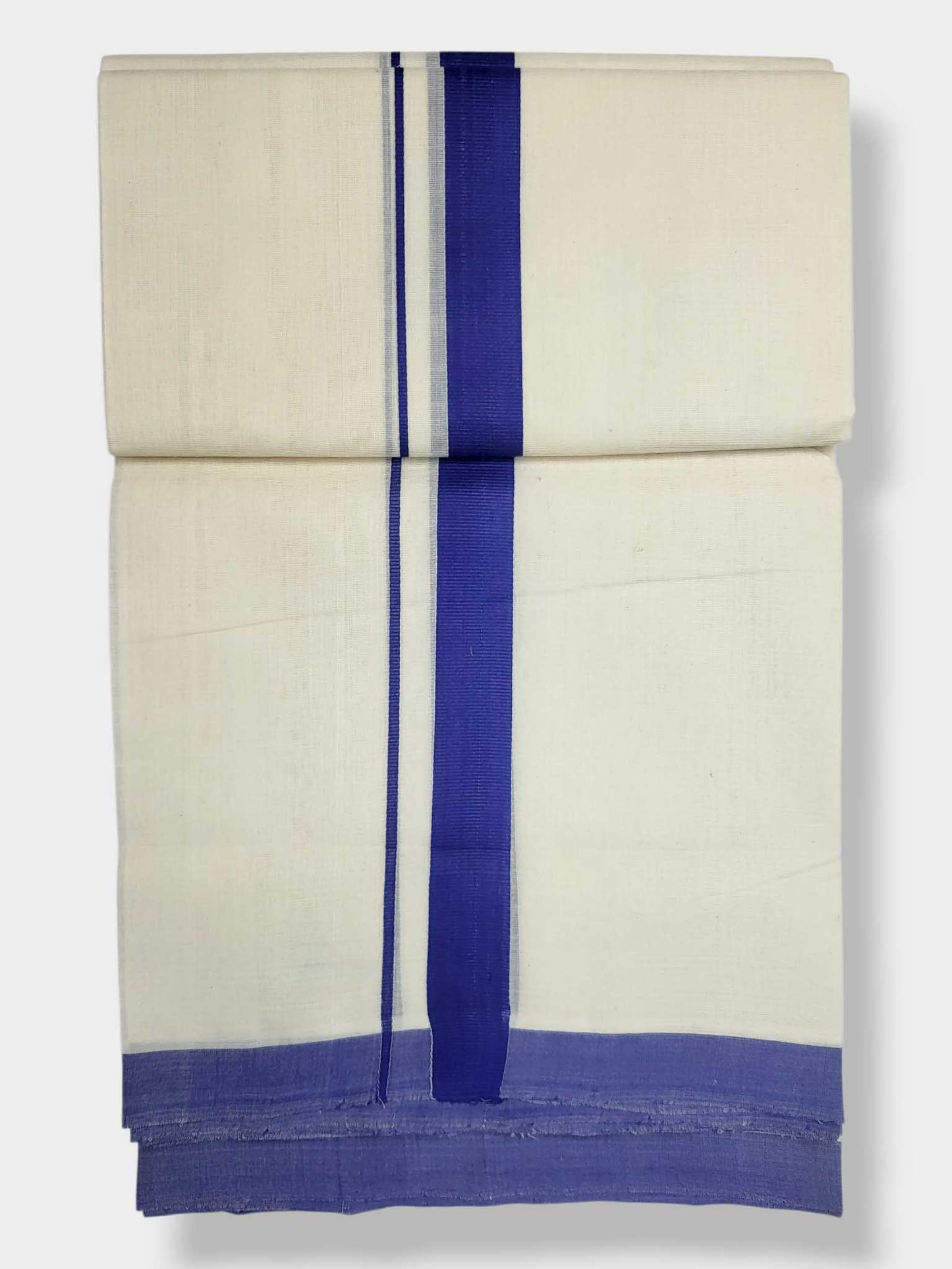 Kerala Balaramapuram Pure Cotton Handloom Mundu/Dhoti
