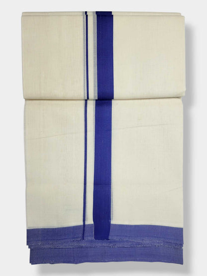 Kerala Balaramapuram Pure Cotton Handloom Mundu/Dhoti