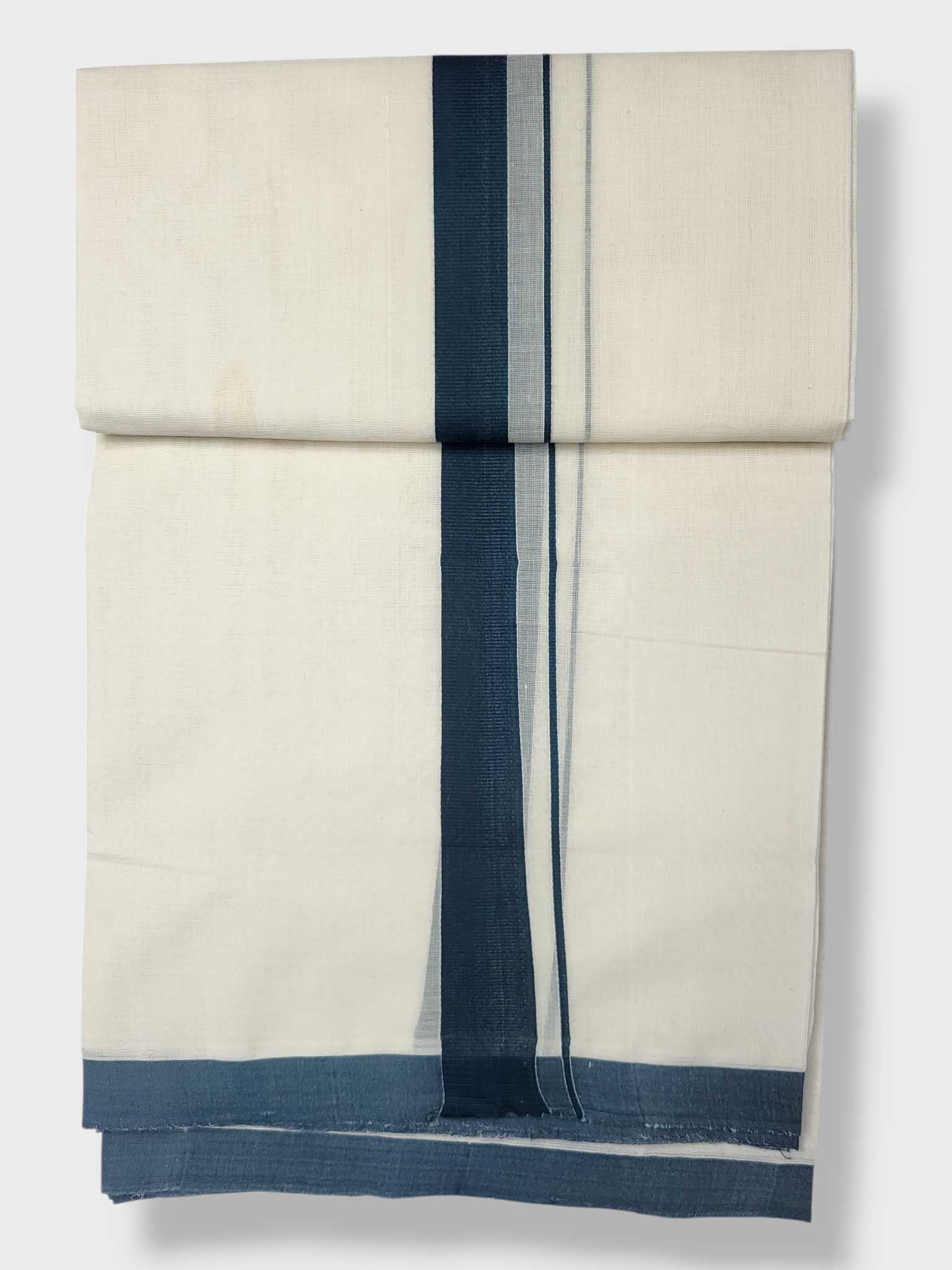 Kerala Balaramapuram Pure Cotton Handloom Mundu/Dhoti