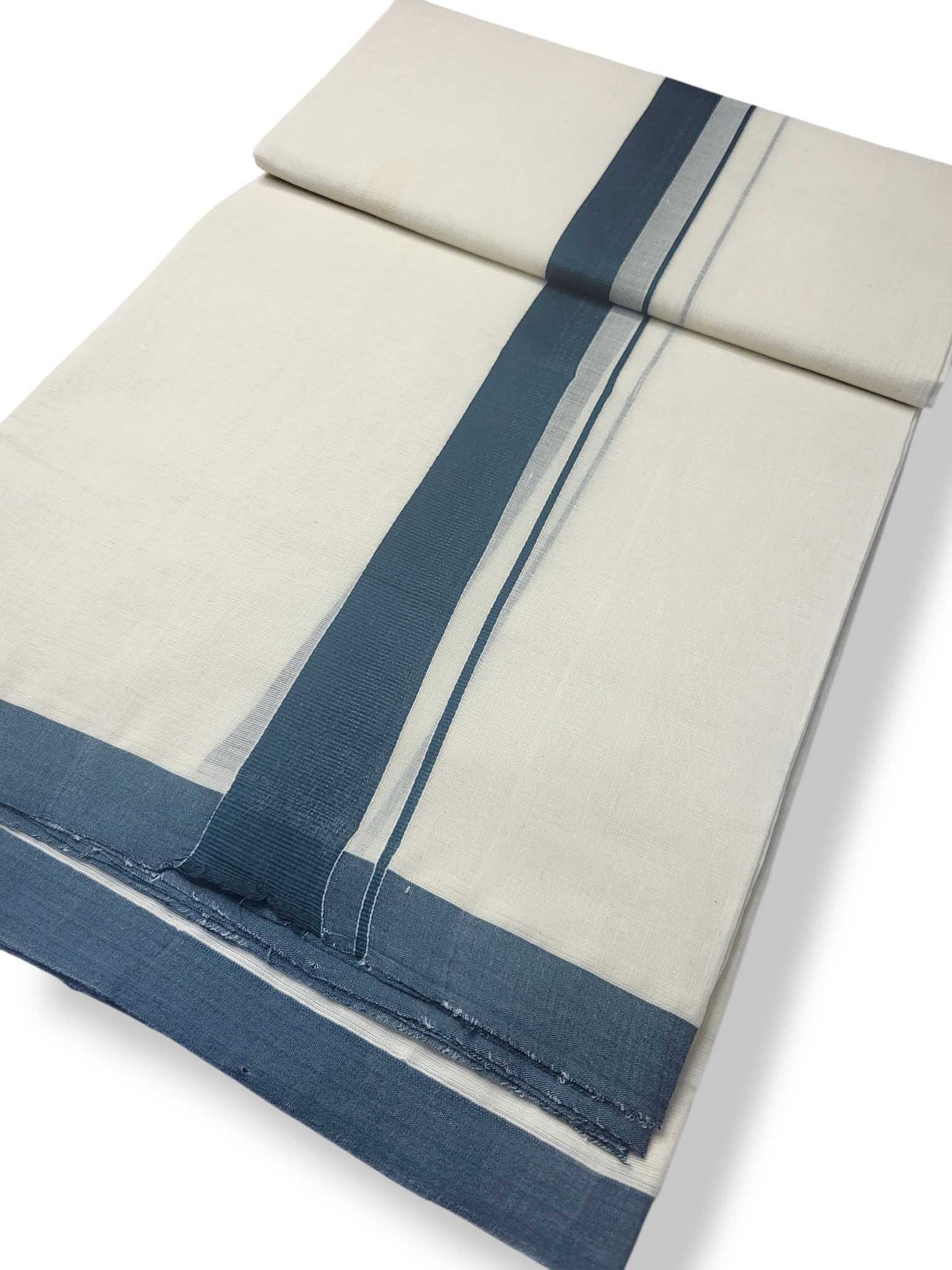 Kerala Balaramapuram Pure Cotton Handloom Mundu/Dhoti