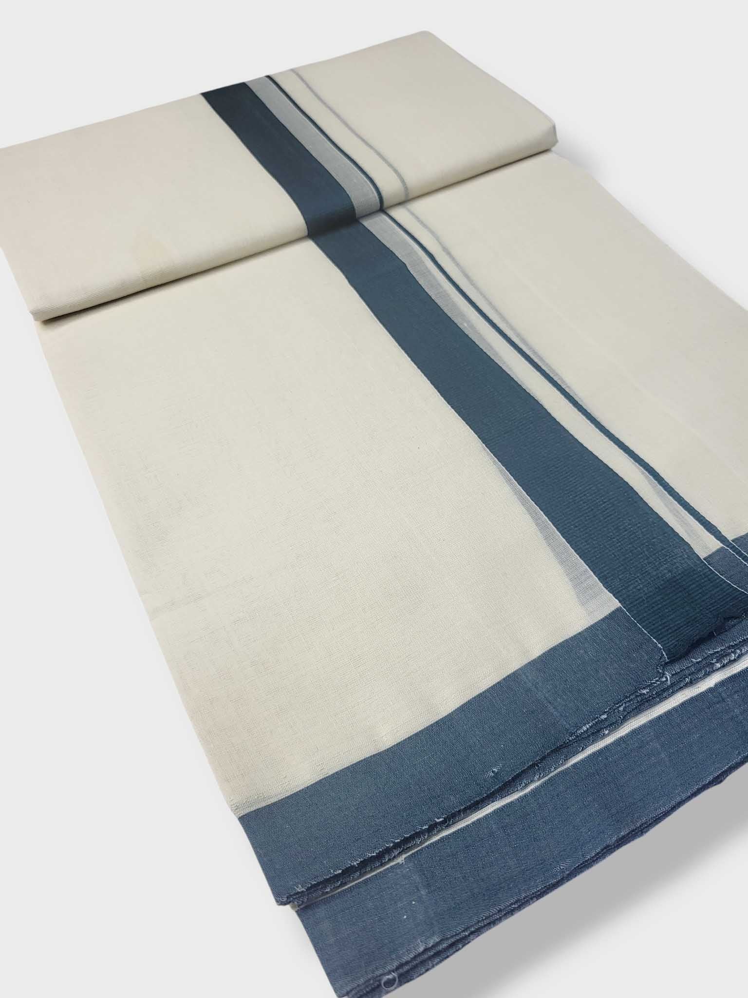 Kerala Balaramapuram Pure Cotton Handloom Mundu/Dhoti