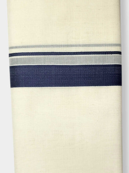 Kerala Balaramapuram Pure Cotton Handloom Mundu/Dhoti