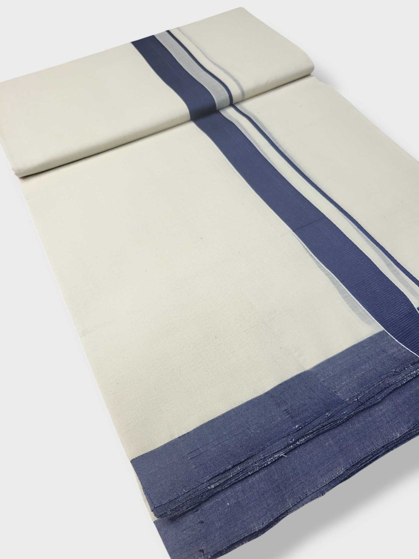 Kerala Balaramapuram Pure Cotton Handloom Mundu/Dhoti