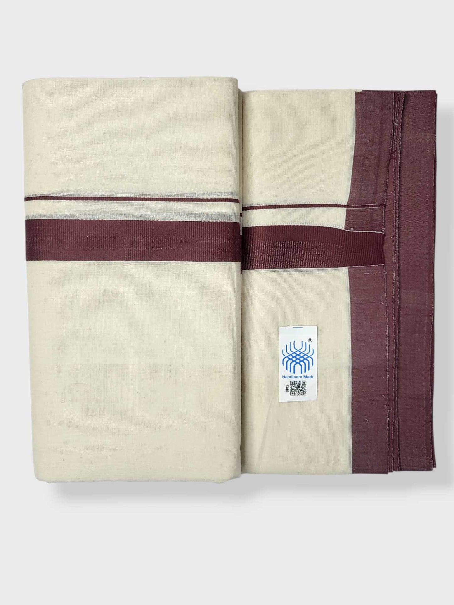 Kerala Balaramapuram Pure Cotton Handloom Mundu/Dhoti