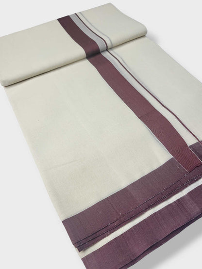 Kerala Balaramapuram Pure Cotton Handloom Mundu/Dhoti