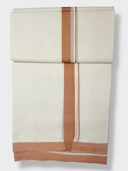 Kerala Balaramapuram Pure Cotton Handloom Mundu/Dhoti