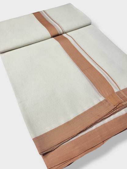 Kerala Balaramapuram Pure Cotton Handloom Mundu/Dhoti