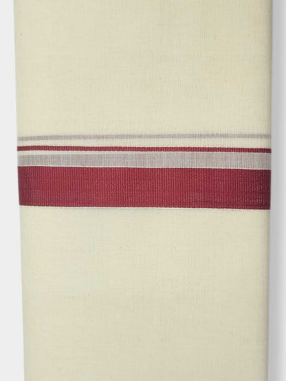 Kerala Balaramapuram Pure Cotton Handloom Mundu/Dhoti