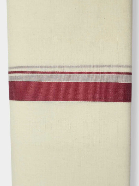 Kerala Balaramapuram Pure Cotton Handloom Mundu/Dhoti