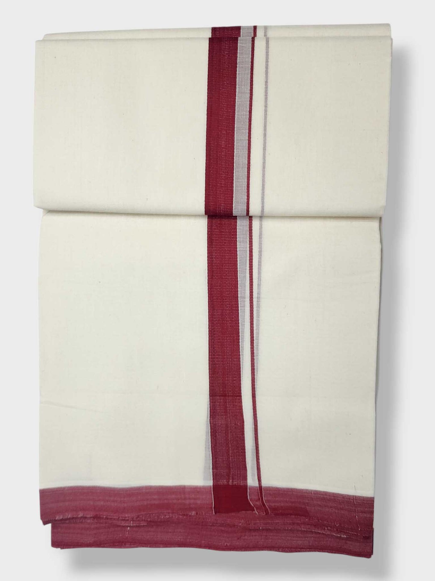 Kerala Balaramapuram Pure Cotton Handloom Mundu/Dhoti