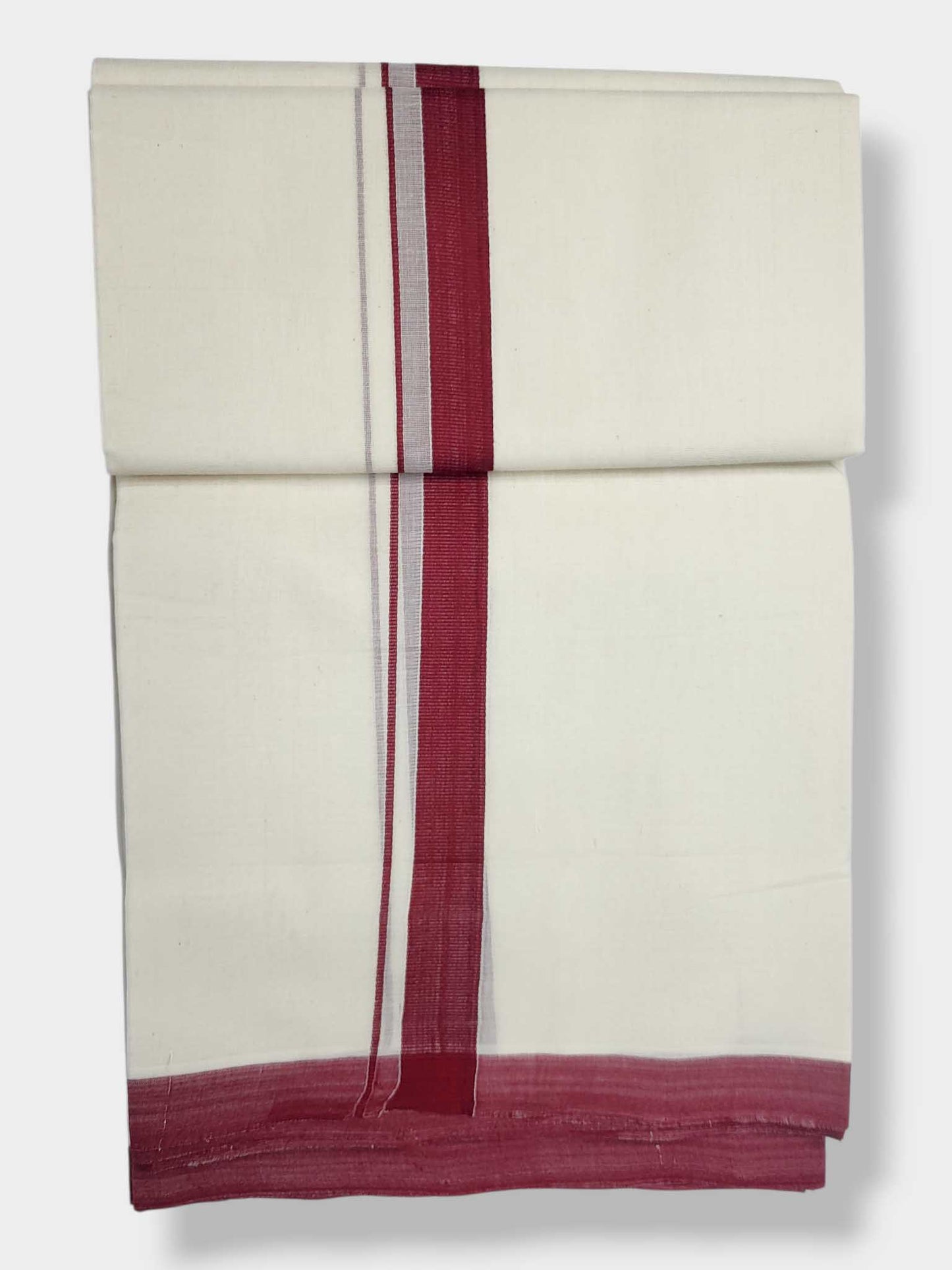 Kerala Balaramapuram Pure Cotton Handloom Mundu/Dhoti