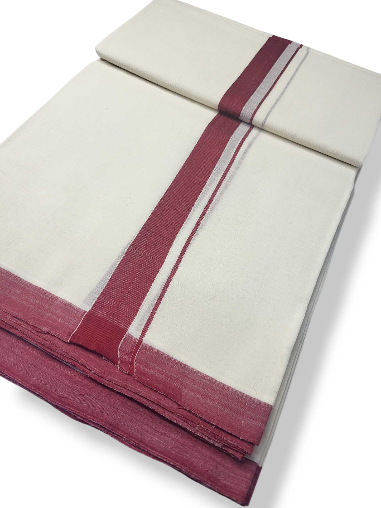 Kerala Balaramapuram Pure Cotton Handloom Mundu/Dhoti