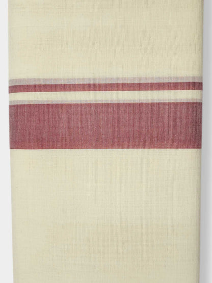 Kerala Balaramapuram Pure Cotton Handloom Mundu/Dhoti