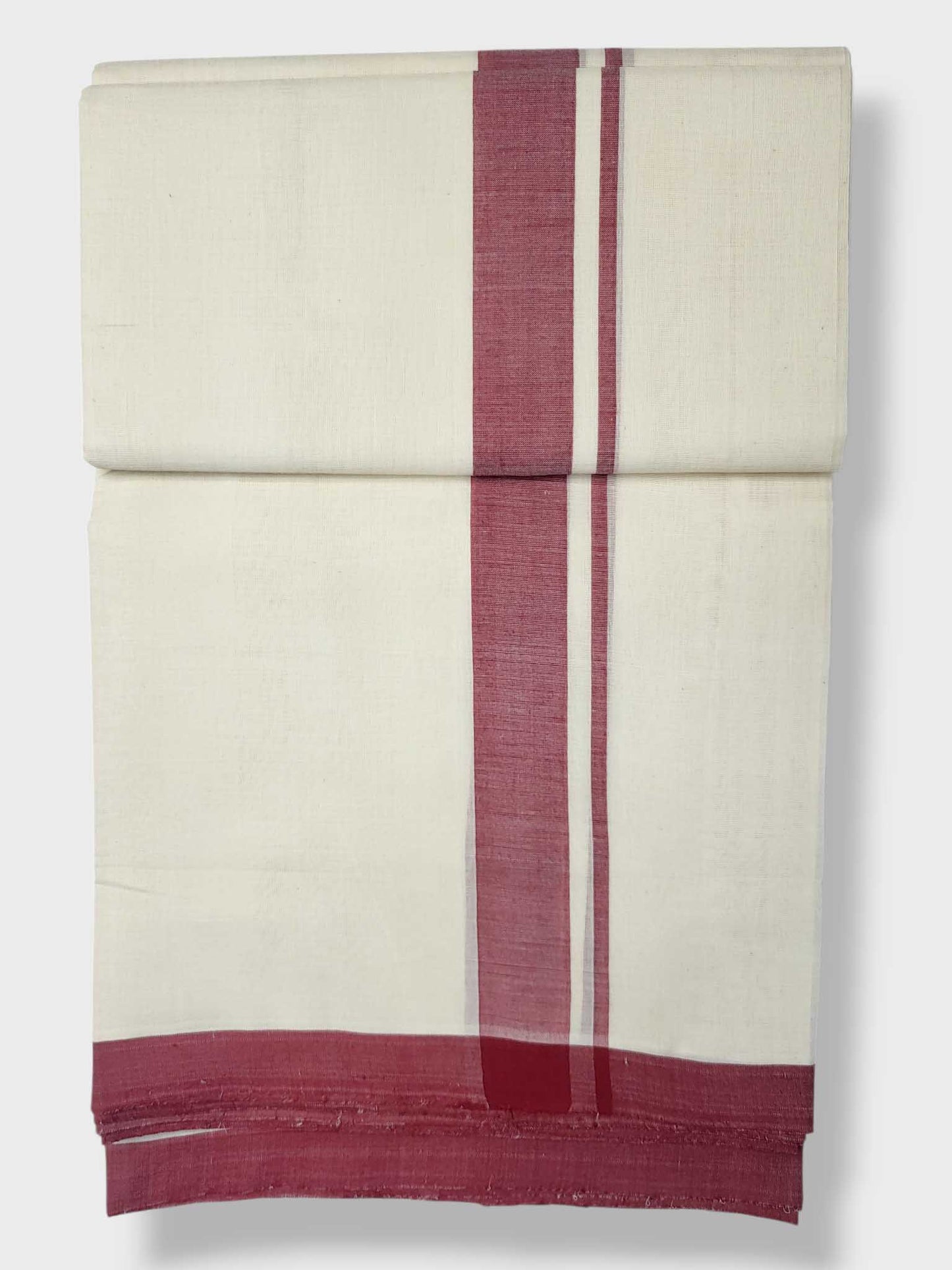 Kerala Balaramapuram Pure Cotton Handloom Mundu/Dhoti