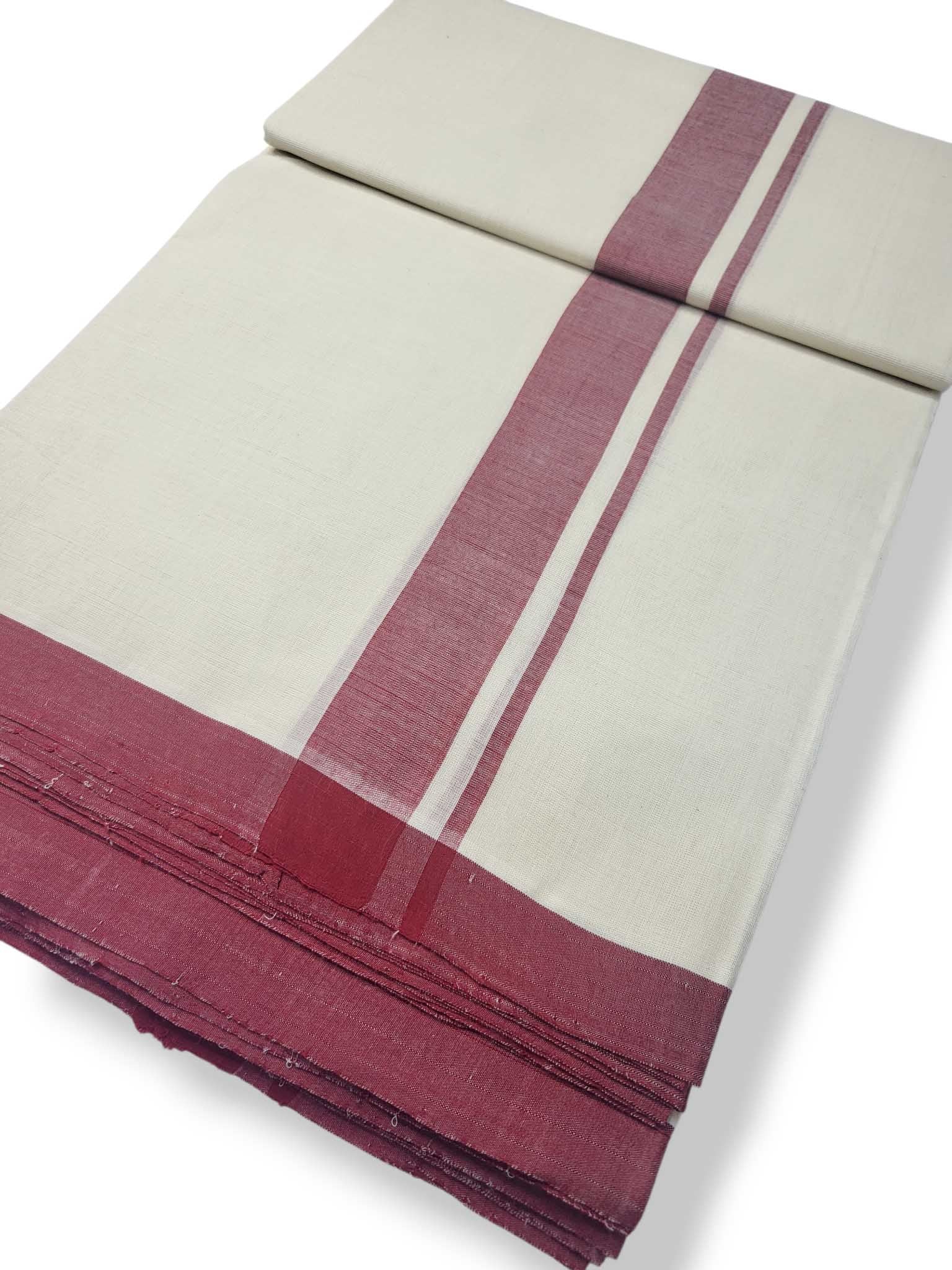 Kerala Balaramapuram Pure Cotton Handloom Mundu/Dhoti
